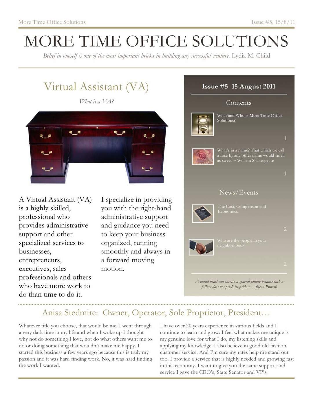 More Time Office Solutions, LLC